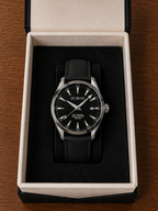 Héritage Homme ® Noir Cuir 41mm