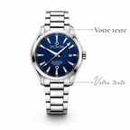Héritage Homme ® Bleu Acier 41mm