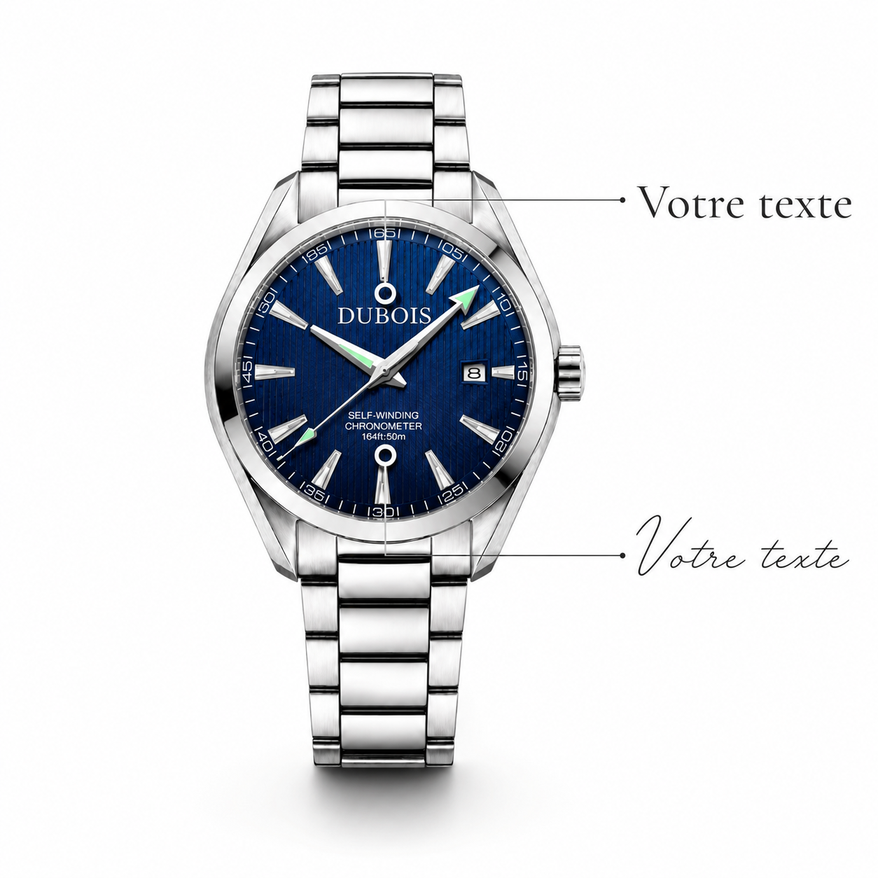 Héritage Homme ® Bleu Acier 41mm