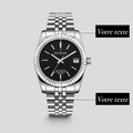 Héritage Femme ® Noir Acier 36mm