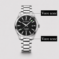 Héritage Noir Acier ® Homme 41mm