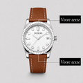Héritage Femme ® Blanc Cuir 36mm