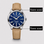 Héritage Bleu Cuir ® Homme 41mm