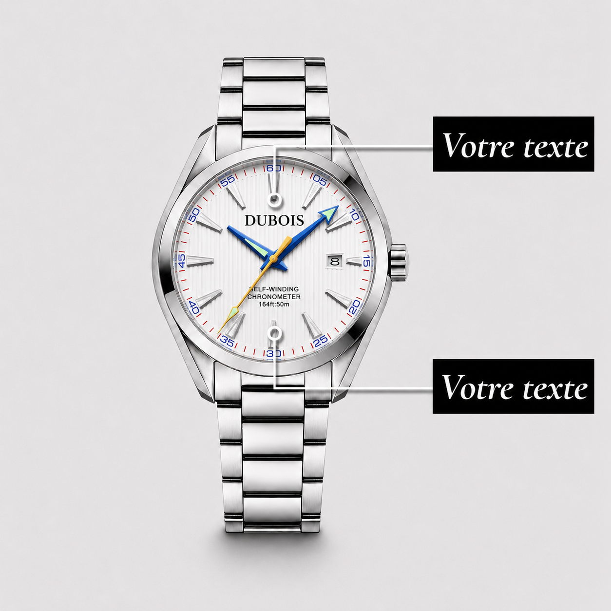 Héritage Blanc Acier ® Homme 41mm