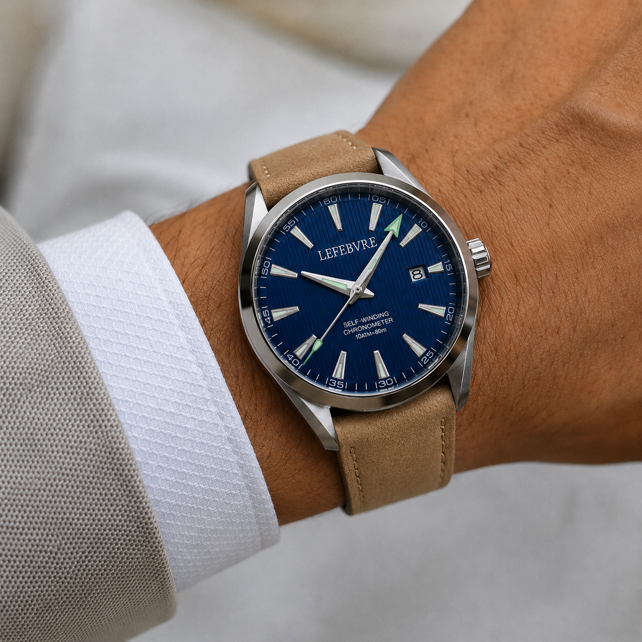 Héritage Bleu Cuir ® Homme 41mm