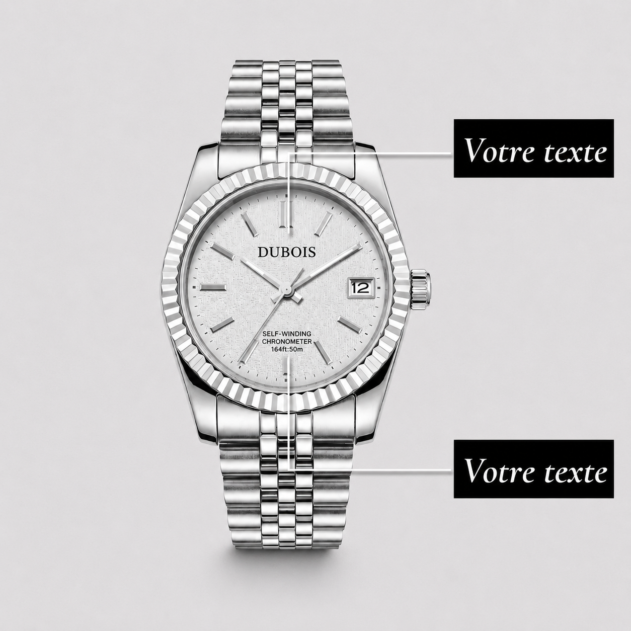 Héritage Femme ® Blanc Acier 36mm