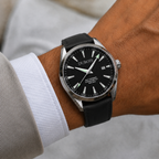 Héritage Noir Cuir ® Homme 41mm