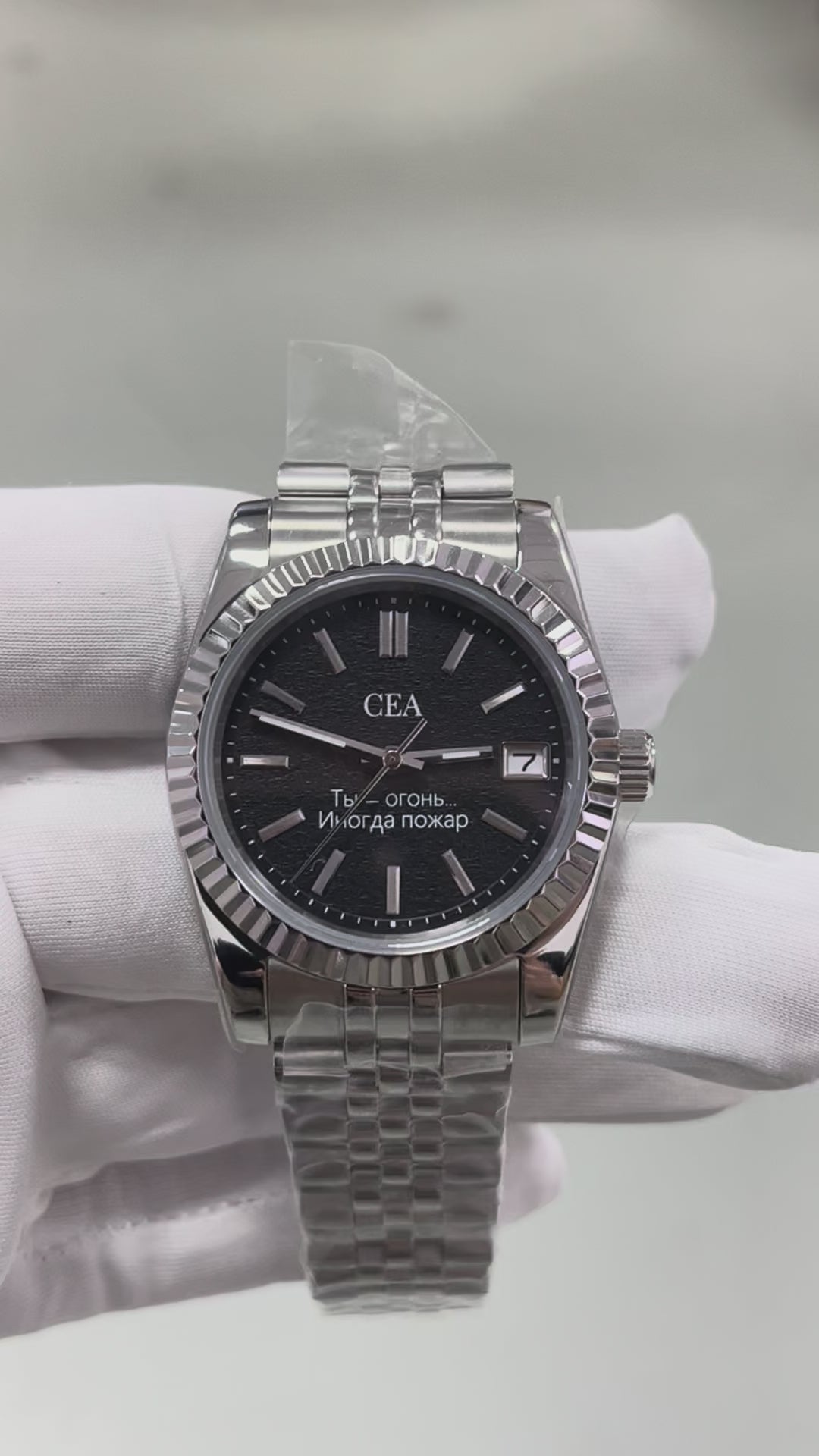 Héritage Femme ® Noir Acier 36mm