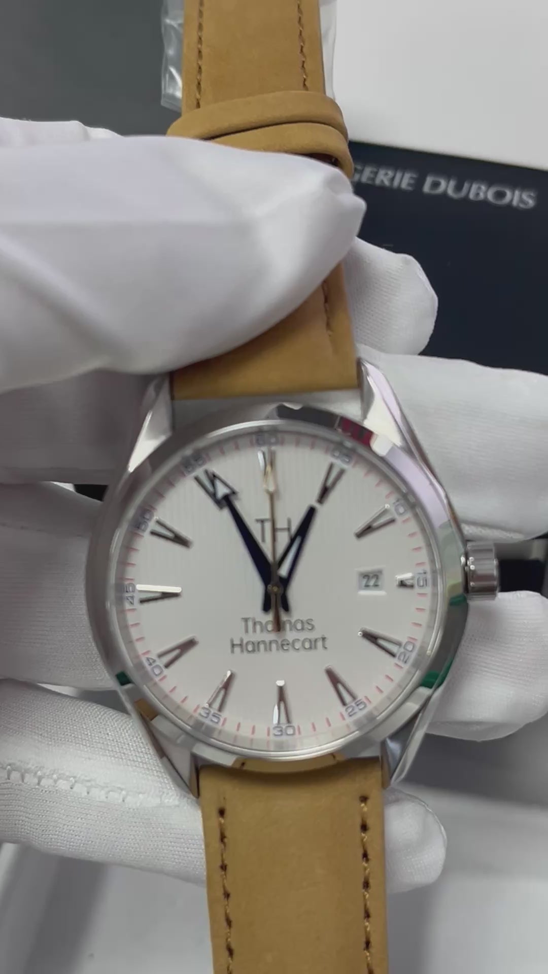 Héritage Homme ® Blanc Cuir 41mm