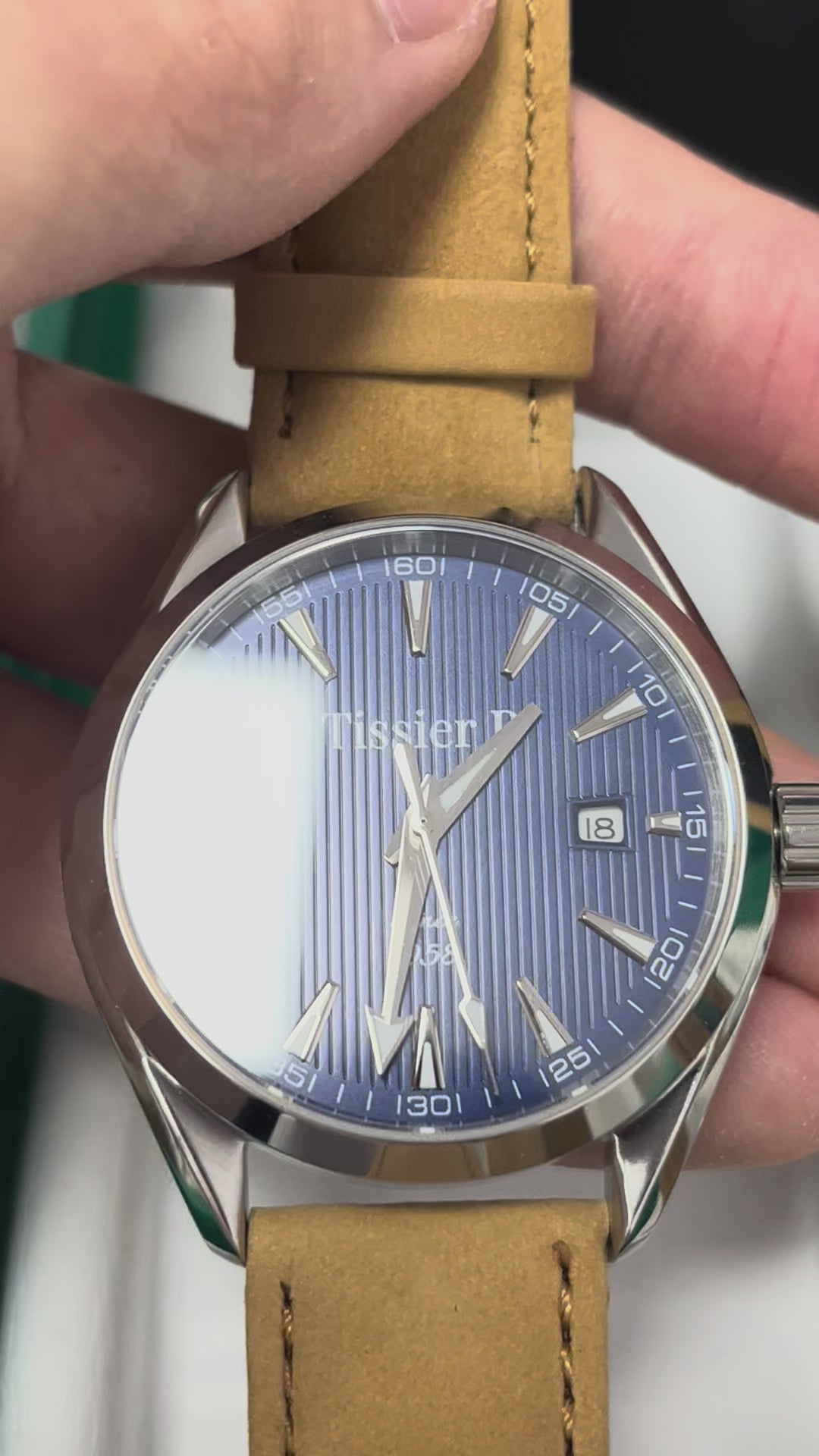 Héritage Bleu Cuir ® Homme 41mm