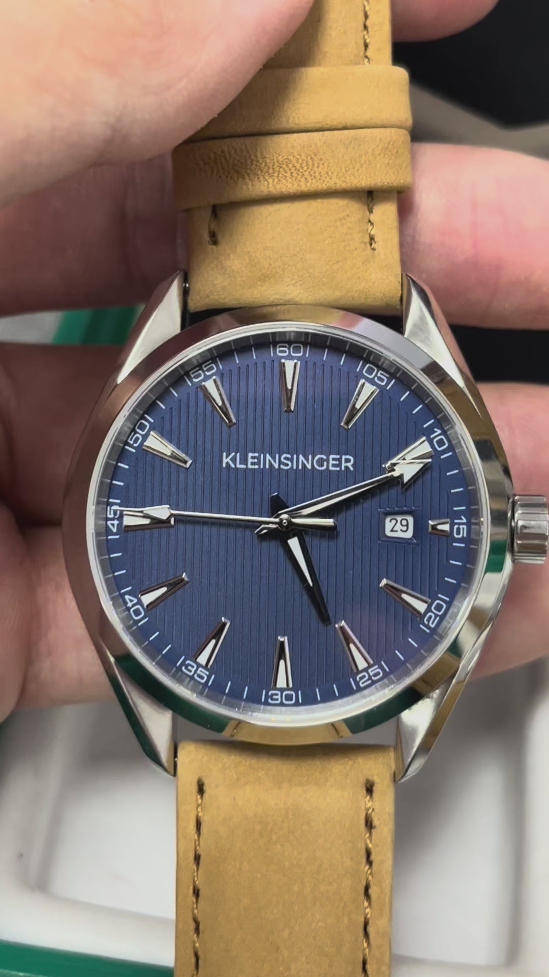 Héritage Bleu Cuir ® Homme 41mm