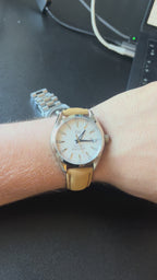Héritage Homme ® Blanc Cuir 41mm